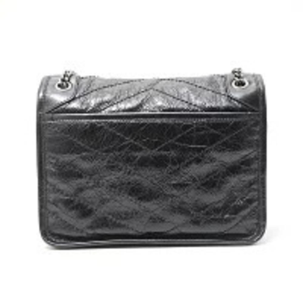Saint Laurent black bag shoulder Niki finish chain Black